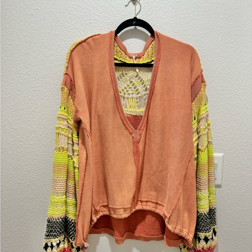Free People Multicolor Knit Sweater